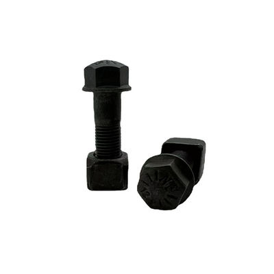 Excavatrice Track Bolts Grade de personnalisation 8 boulons principaux plats de charrue